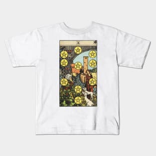 TEN OF PENTACLES Kids T-Shirt